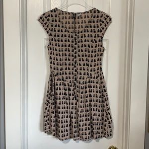 H&M cat dress tunic size 4 small (JJ)